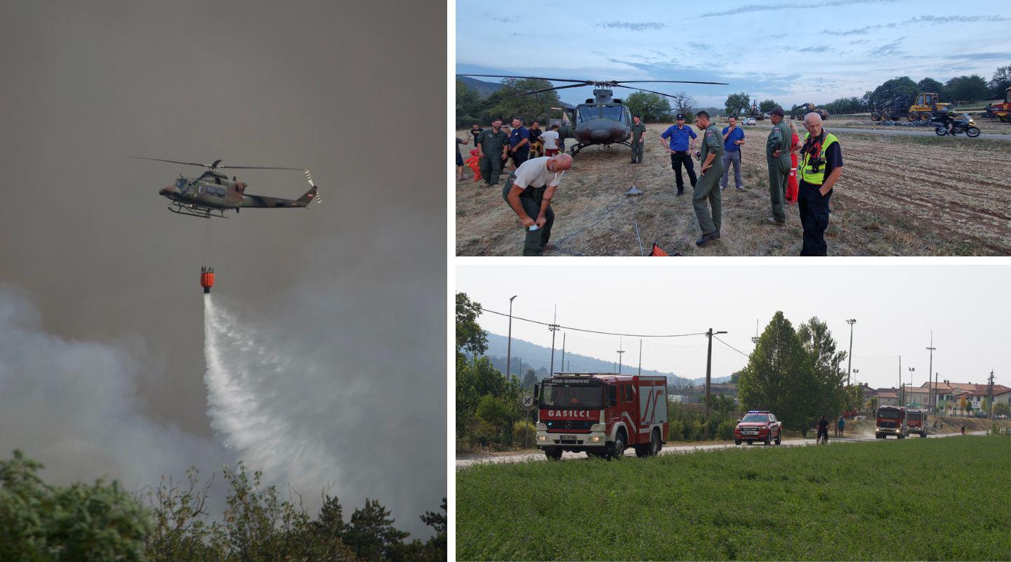 Copertina per Incendi sotto controllo sul Carso, bonifiche anche in Slovenia